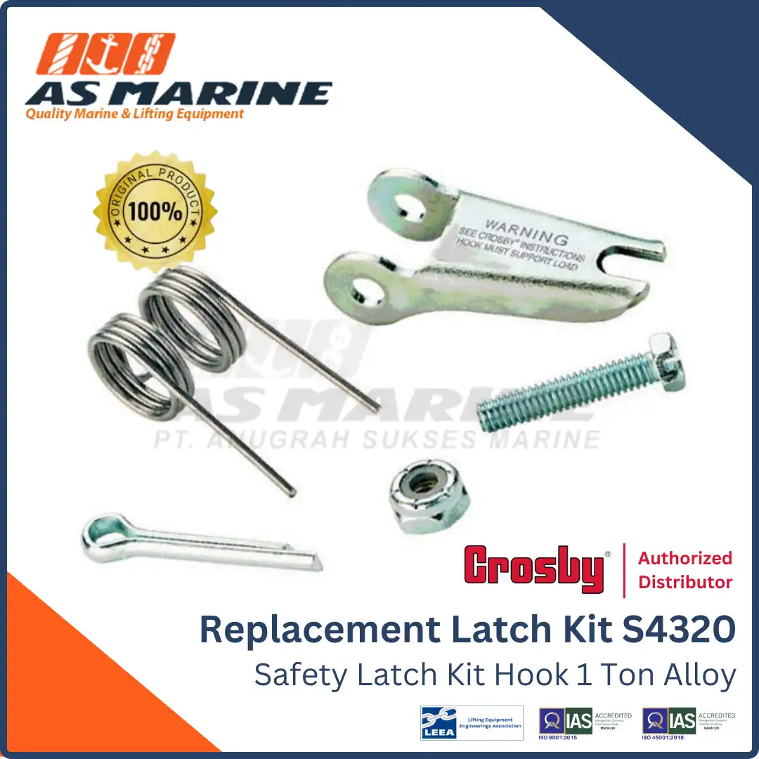 Safety Latch Kit Alloy Crosby S4320 1 Ton